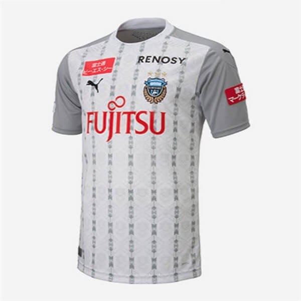 Tailandia Camiseta Kawasaki Frontale Replica Segunda Ropa 2020/21 Blanco